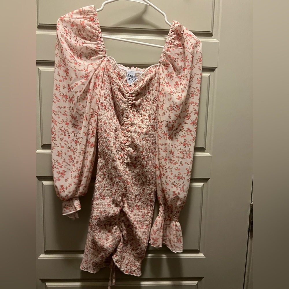 Smocked adjustable dress